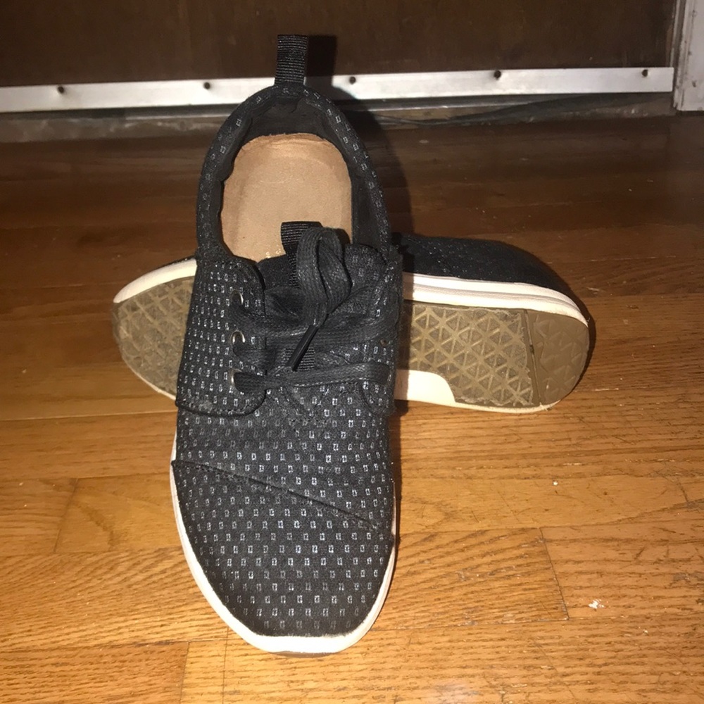 TOMS black sneakers